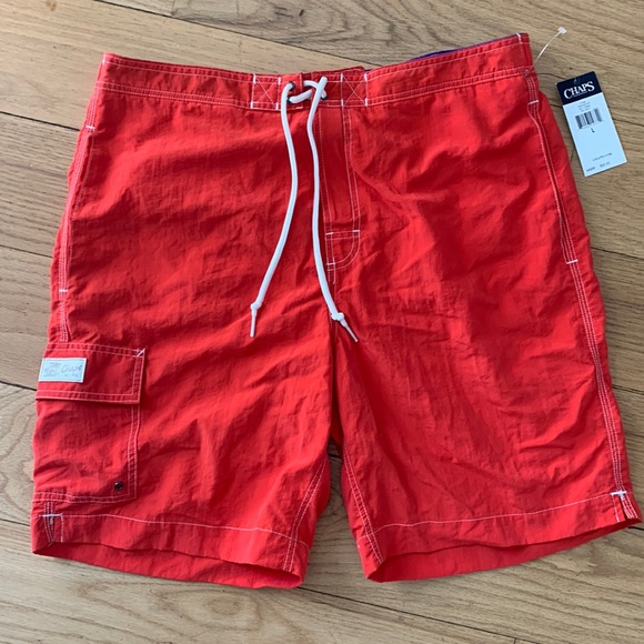Chaps Swim Mens Swim Bathing Suit Board Shorts Chaps Large Poshmark